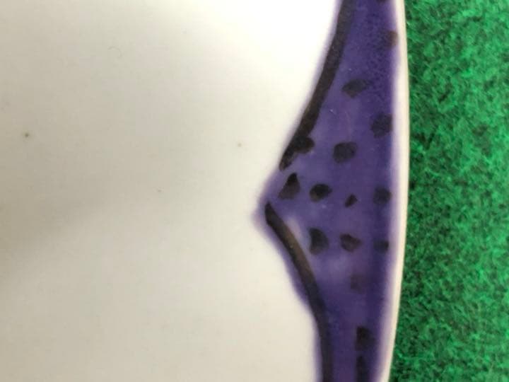 海部公子　あまべきみこ　九谷焼　九谷色絵　九谷色絵桜花図楕円型之鉢　大皿