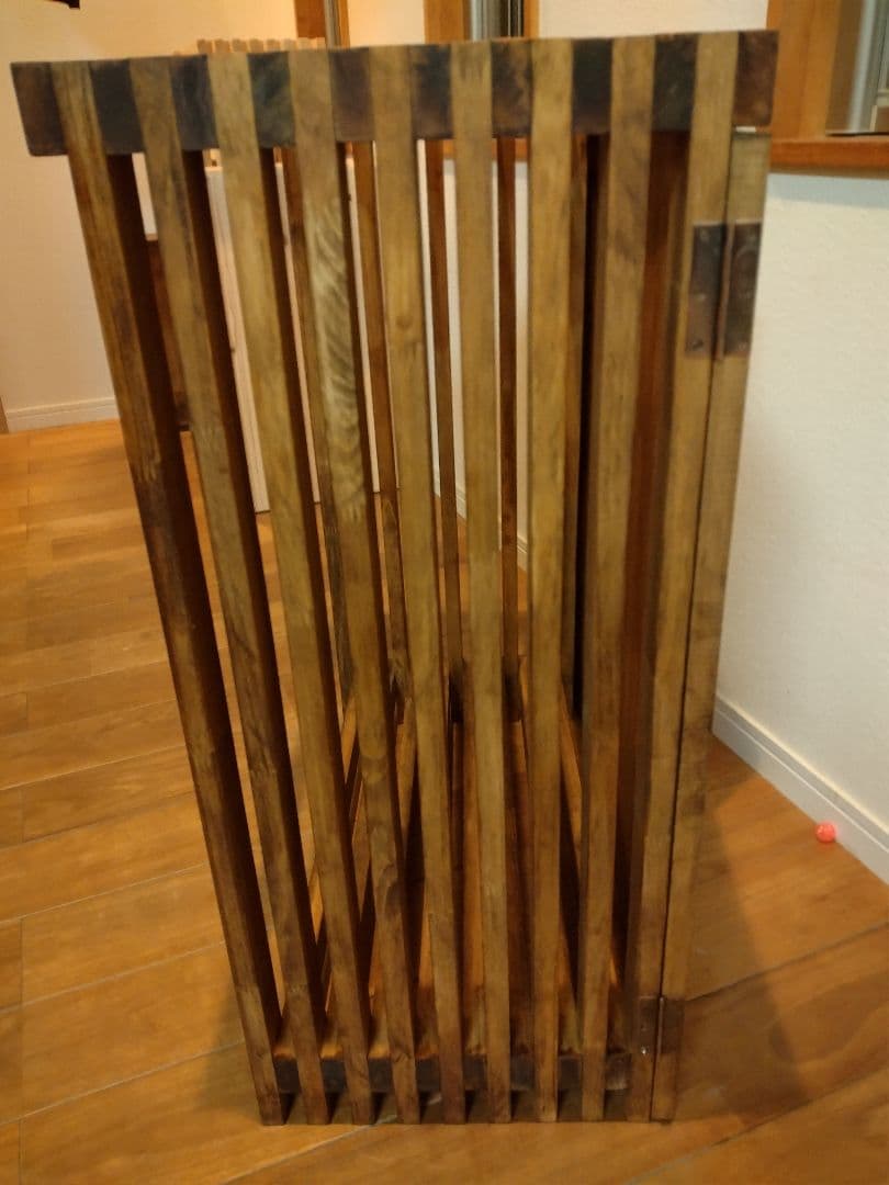 木製　ハンドメイド　オーダー　ワトコオイル　水槽台　アクアラック　ベンチシェルフ