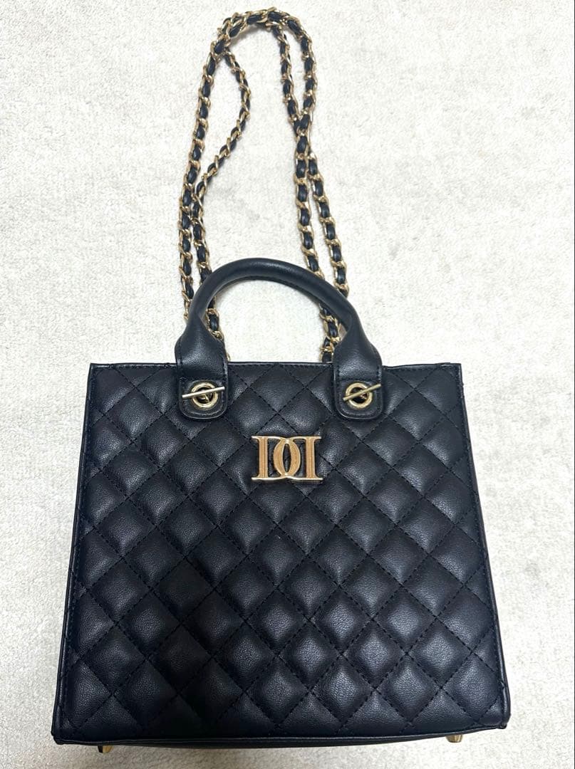 【美品】 Darich キルティング チェーン バック 黒 人気 完売