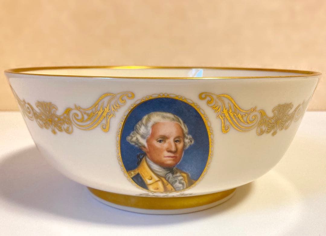 レノックス LENOX 24K 金彩 大統領などパトリオット５人の肖像