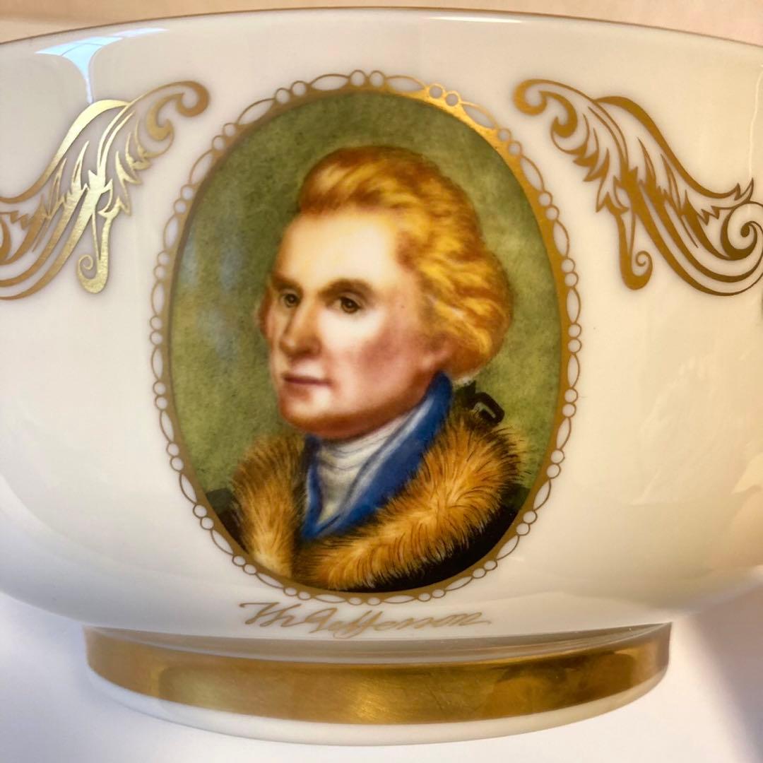 レノックス LENOX 24K 金彩 大統領などパトリオット５人の肖像