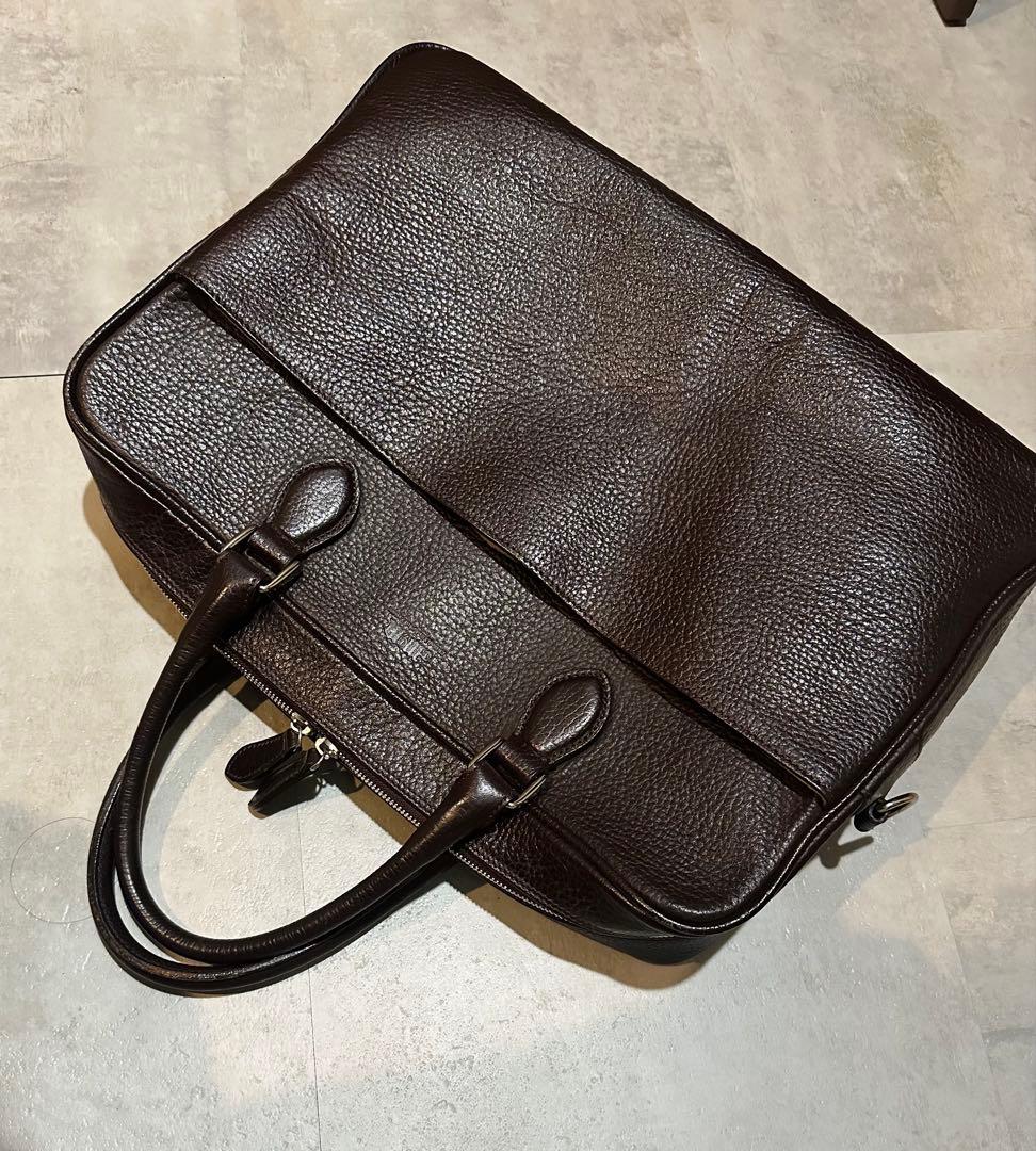 the warmthcrafts-manufacture シボ革ブリーフケース