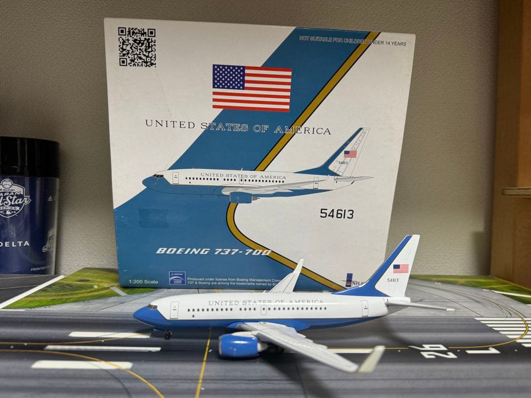 ぽ*ん様 737-700 1/200 c-40b インフライト　エアフォース