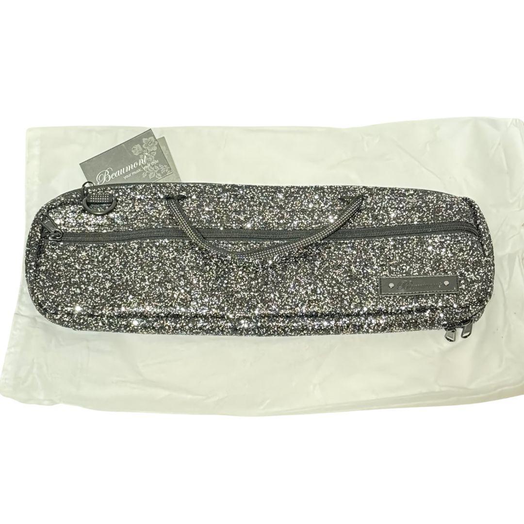 【サービス品】 Beaumont フルート キャリーバッグ 黒 スパークル