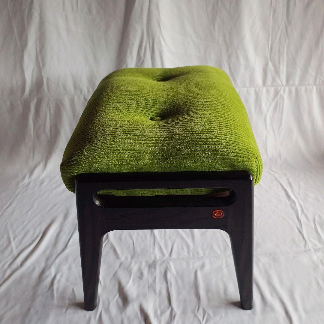 【希少色】マルニ60 オットマン マルニ木工 ブラックオーク コーデュロイ