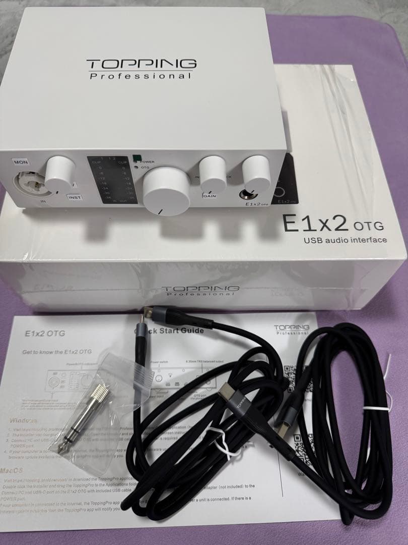 TOPPING Professional E1X2 OTG ホワイト