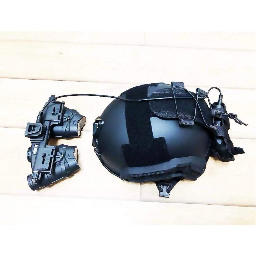 ゲリラSale!【美品】ダミークアドレンズ+ミリタリーヘルメット　セット