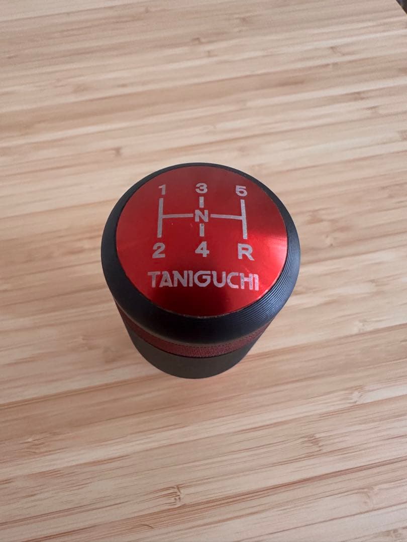 TANIGUCHI シフトノブ 5速MT レッド×ブラック　ジムニー