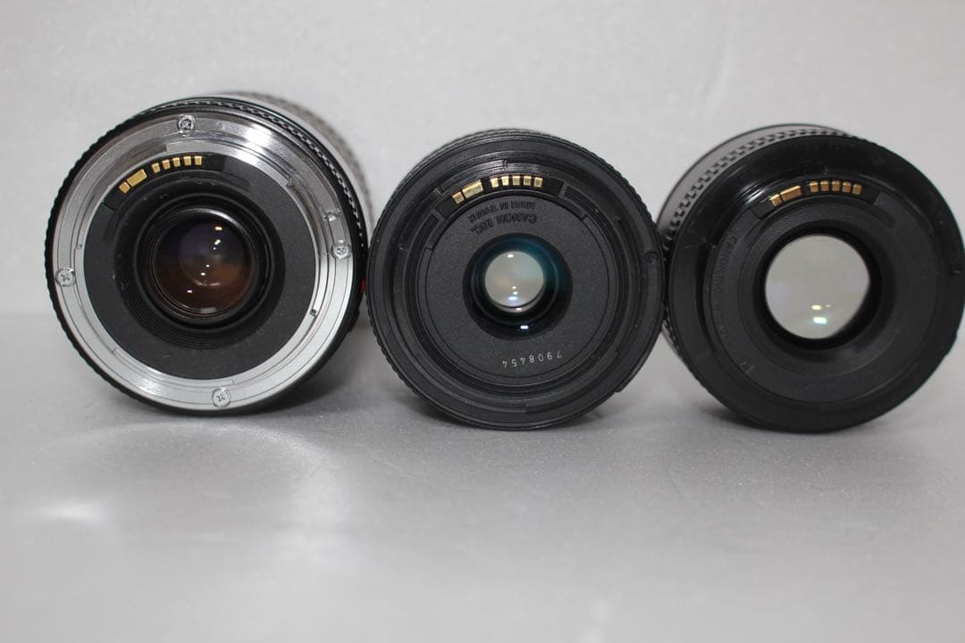 一眼レフカメラ/canon kiss x7標準&望遠&単焦点トリプルレンズセット