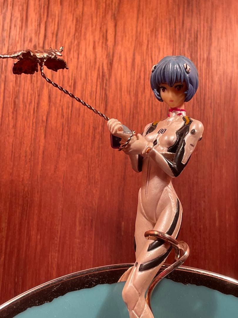 アビラント・リモージュ×綾波レイ　ヴィンテージ　アート　銀　フィギュア　工芸品