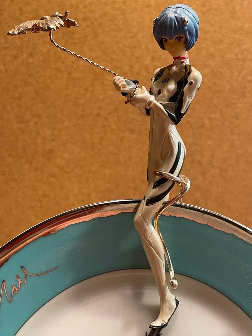 アビラント・リモージュ×綾波レイ　ヴィンテージ　アート　銀　フィギュア　工芸品