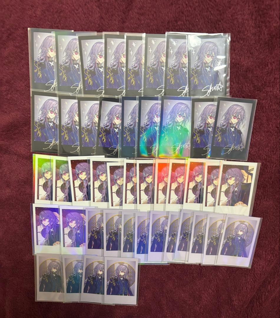 にじさんじ 星導ショウ チェキ ウエハース まとめ売り