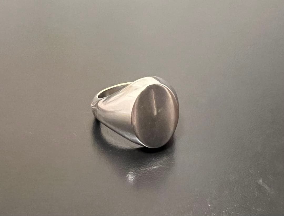 MM6 真鍮シグネットリング サイズ7 (18号)