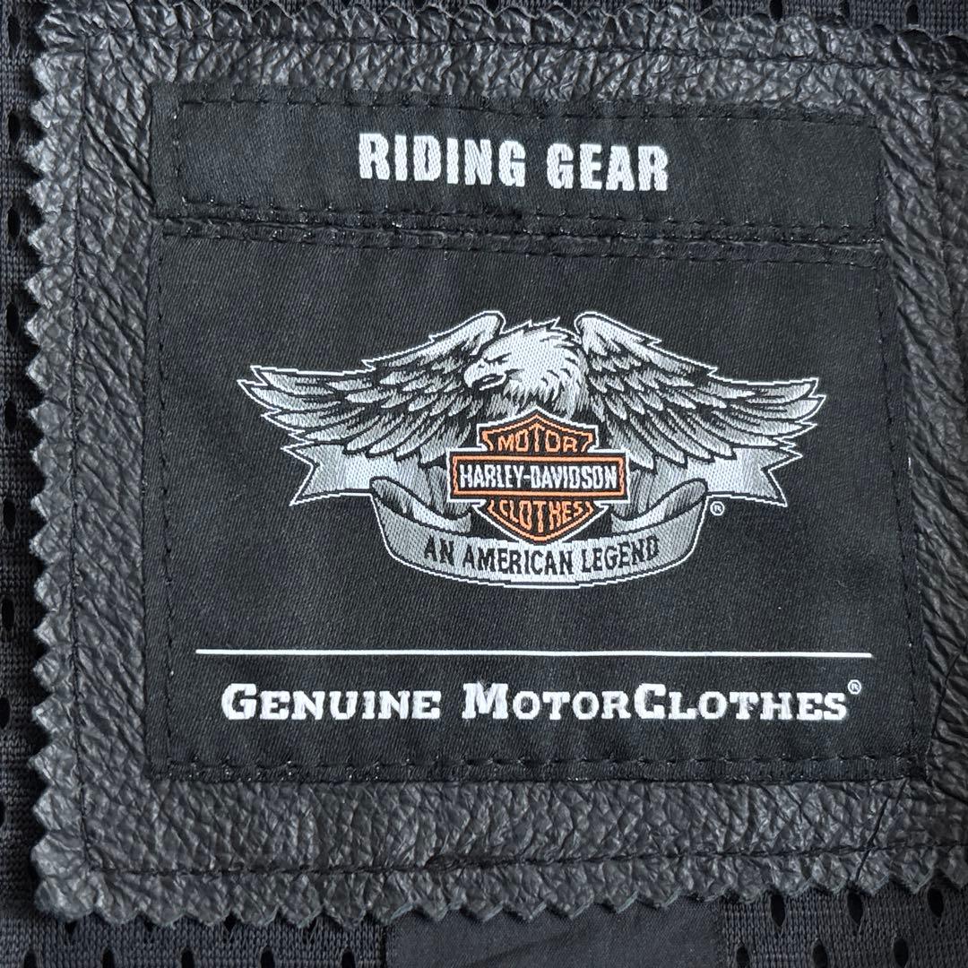 HARLEY DAVIDSON【L】本革 レザー ライダースジャケット ブラック