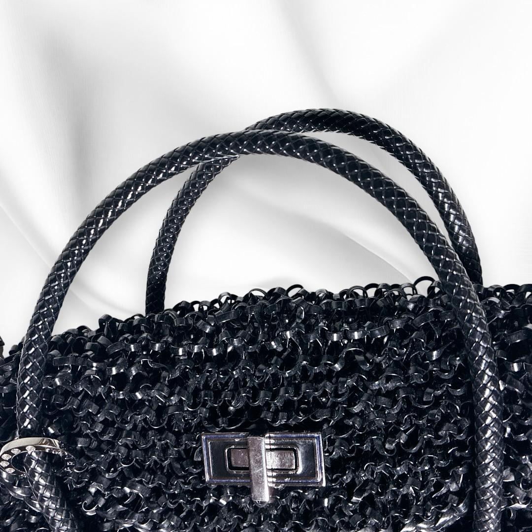 【美品・カード付】アンテプリマ ターンロック 刻印リング ワイヤー ショルダー