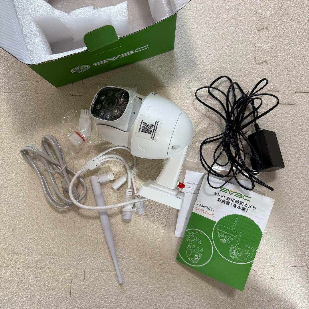 SV3C 防犯カメラ 屋外 ワイヤレス 800万画素 2.4/5G対応 無線