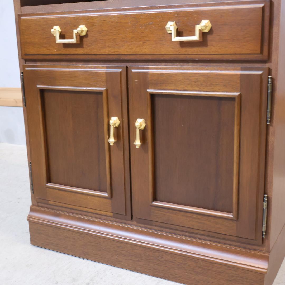 maruni マルニ 地中海 電話台 FAX台 アンティーク調 リビングボード