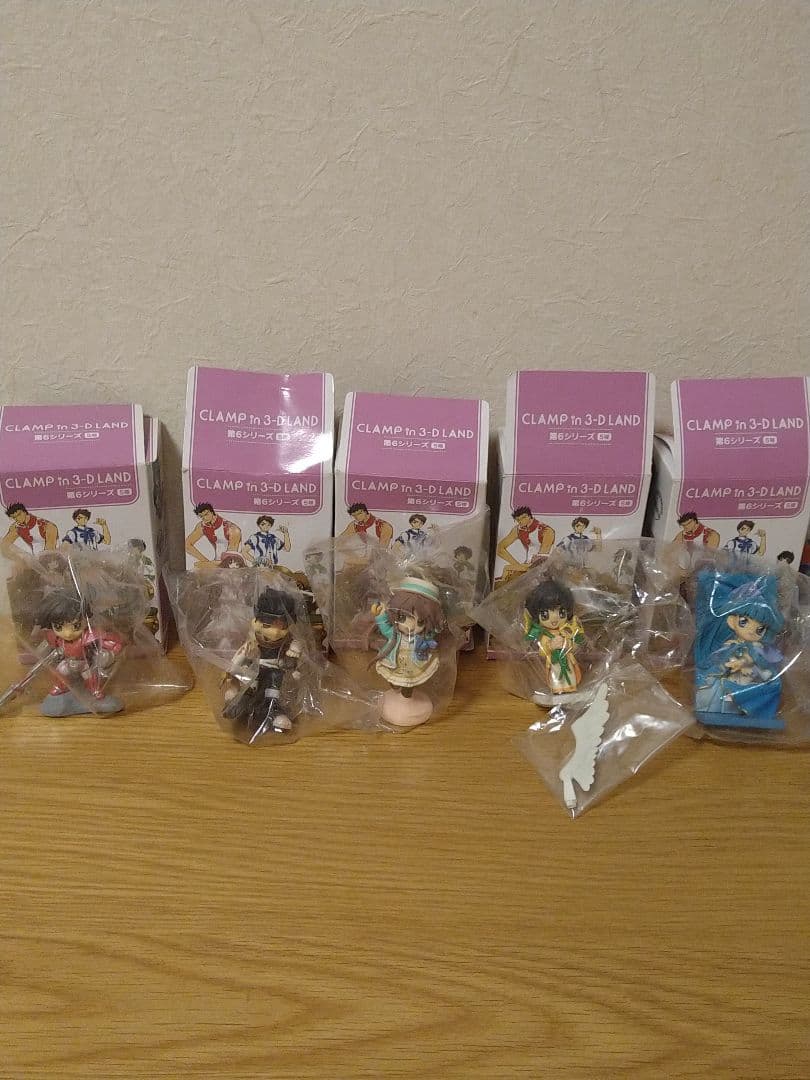CLAMP in 3-D LAND フィギュアセット（第2〜第6シリーズセット）