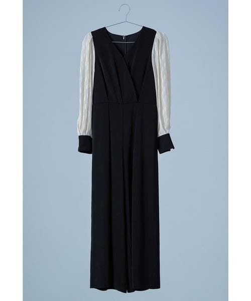 美品 niana ニアナ パンツドレス オールインワン M パーティー お呼ばれ