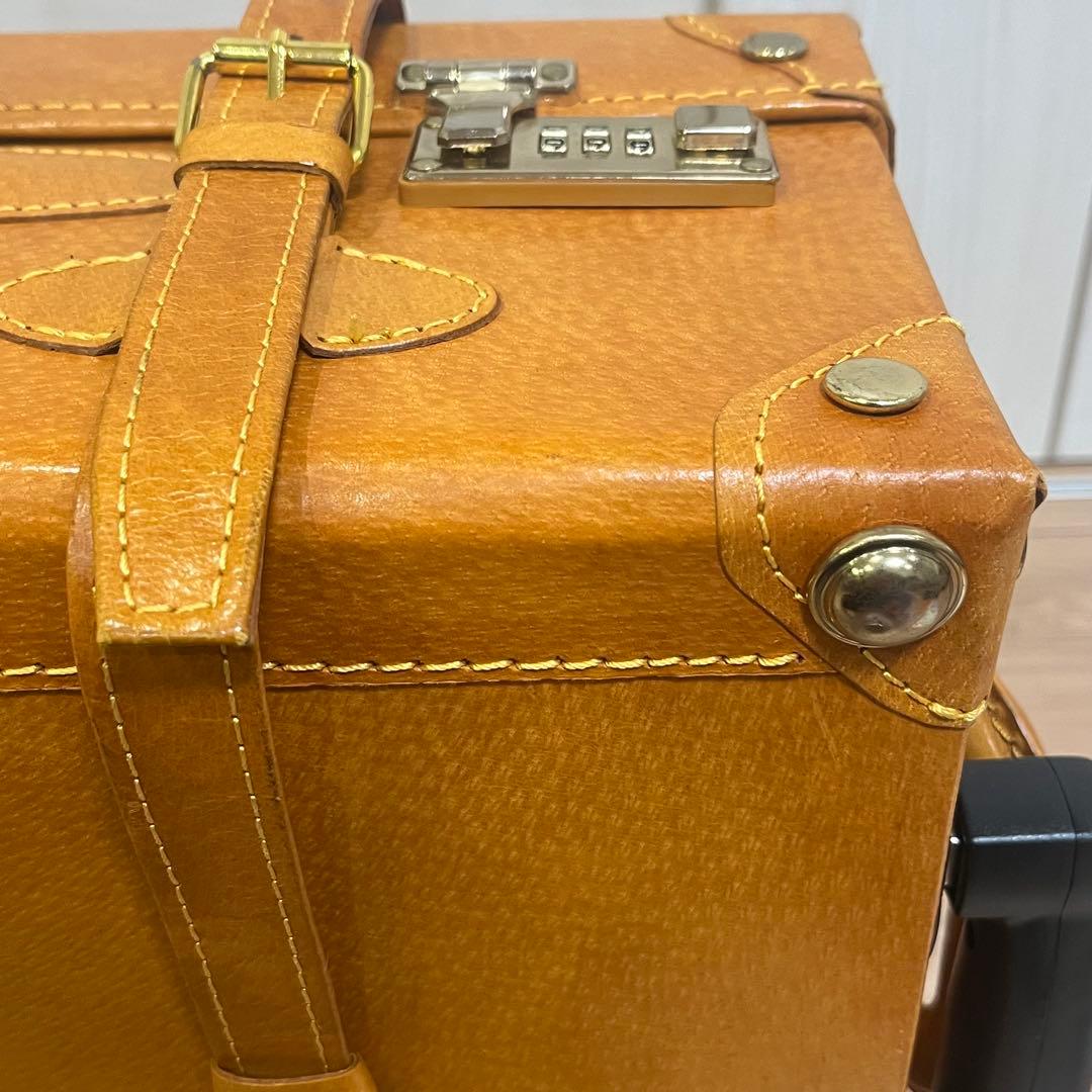 【良品】 ユーラシアトランク シフレ キャリーバッグ トランク キャメル