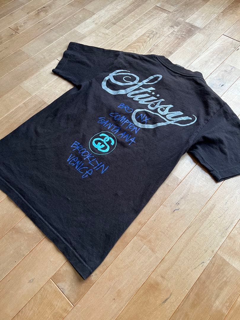 00's STUSSY ステューシー WORLD TOUR Tシャツ S