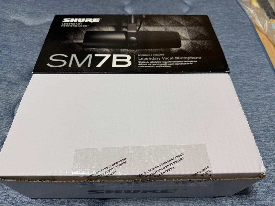 SHURE SM7B マイクとYAMAHA AG03MKⅡ