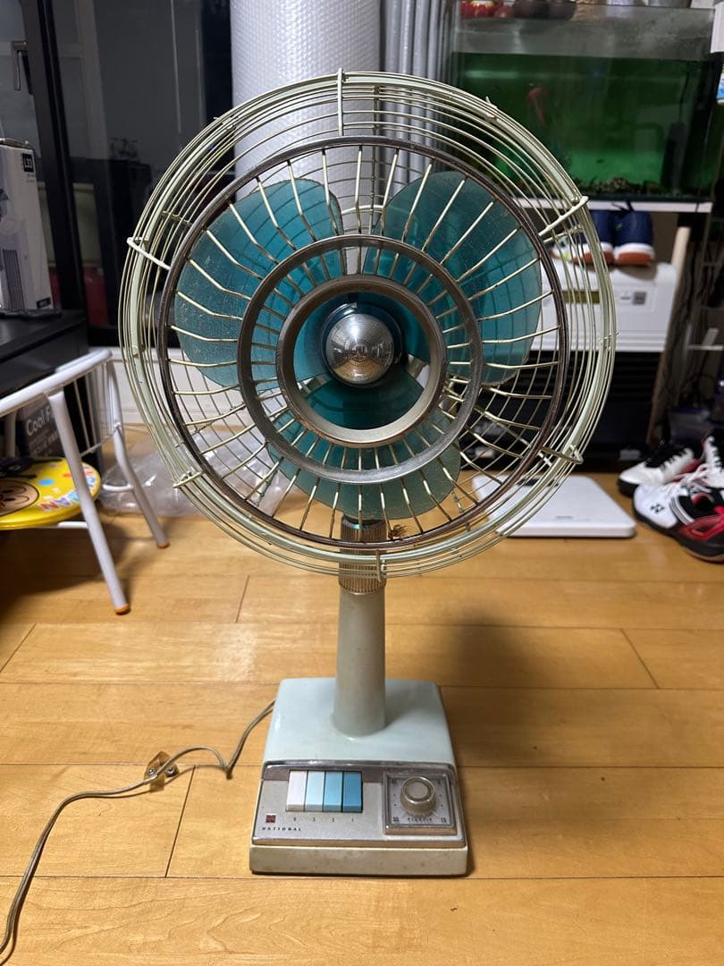 National ナショナル 扇風機 30HD 3枚羽根 レトロ