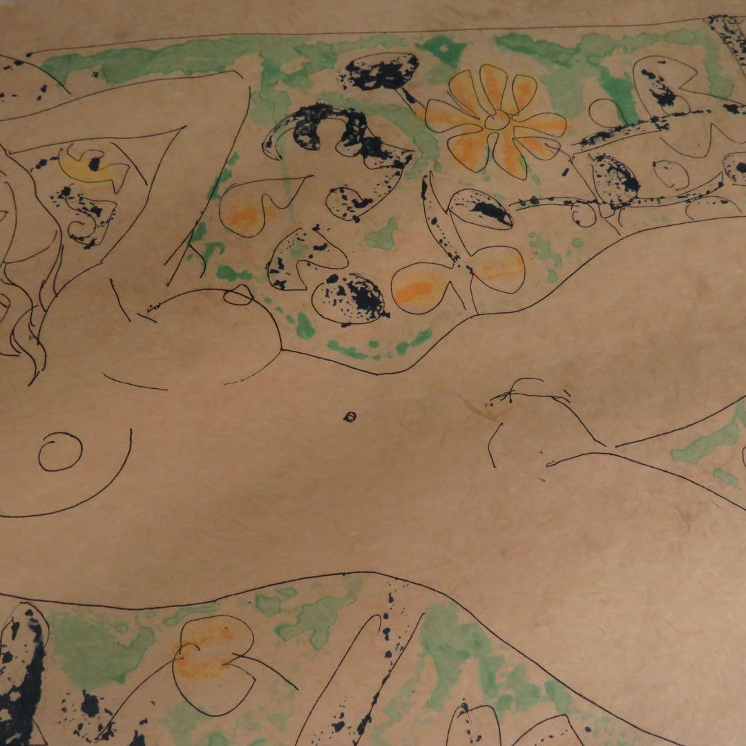 ポール アイズピリ『裸婦』リトグラフ EA 石版画 ※シミあり 美術品