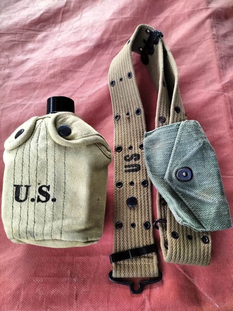 米軍　ww2 ベルト　キャンティーン　水筒