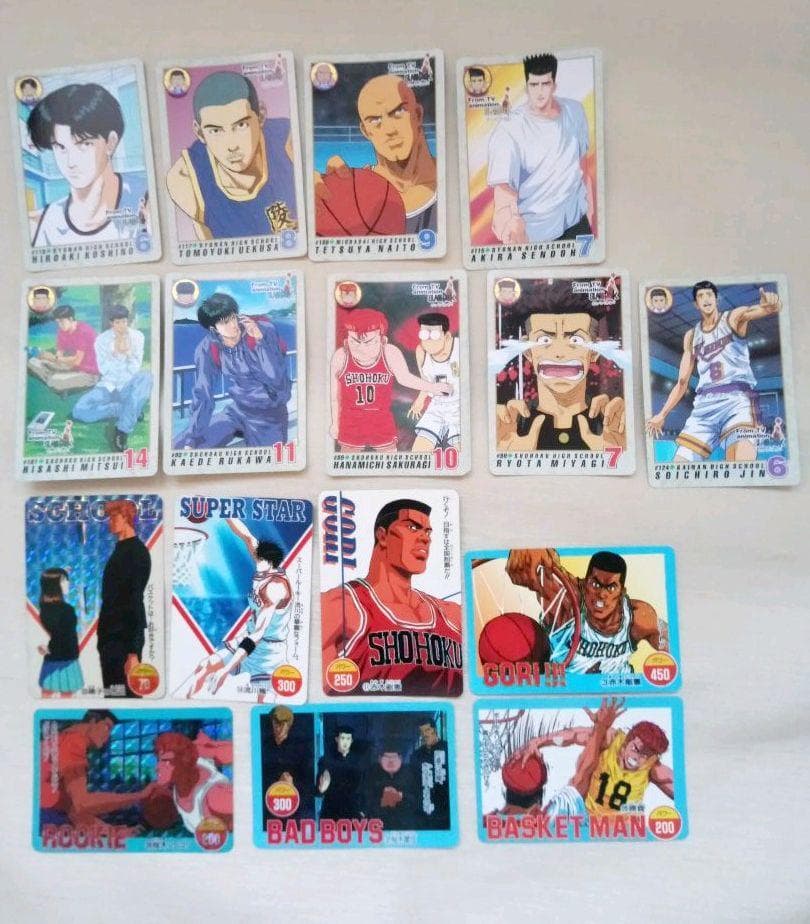 SLAM DUNK スラムダンクカード　バンダイ9枚 アマダ7枚 計16枚