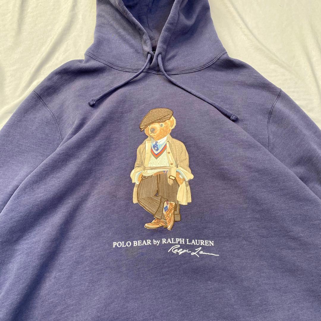 ポロラルフローレン ポロベア パーカー L ネイビー 美品