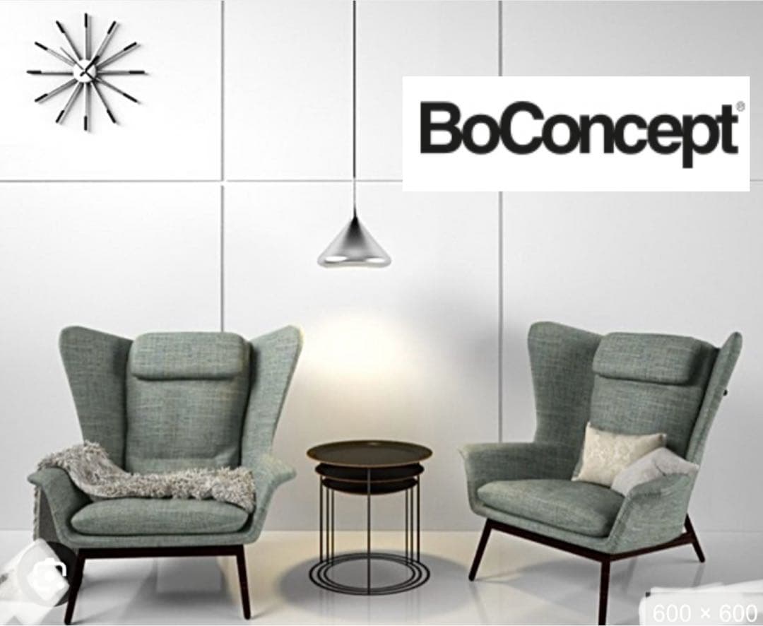 未使用美品【Bo Concept ￼】￼ Watch me 壁掛け時計