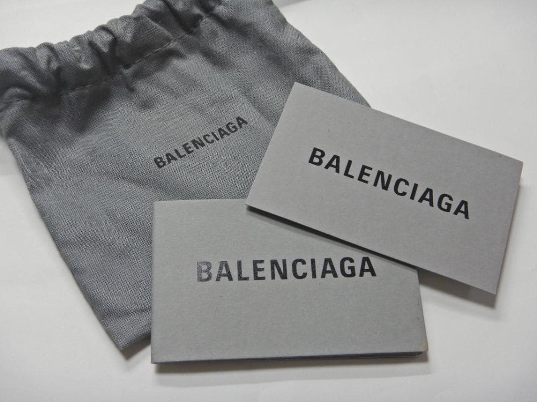 h*☻様 BALENCIAGA バレンシアガ 三つ折り財布 594312 ブラッ