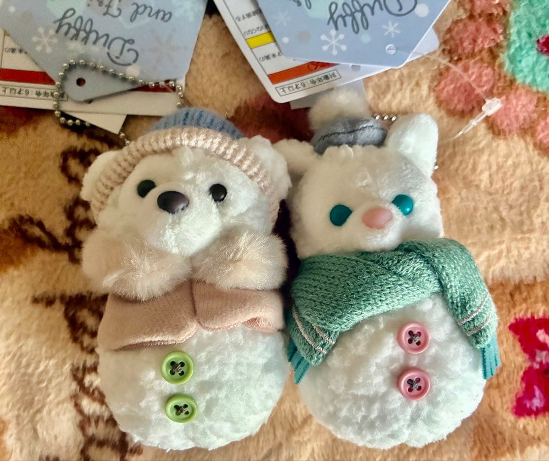シークレットオブスノーウィーデイ 雪だるまぬいぐるみチャーム