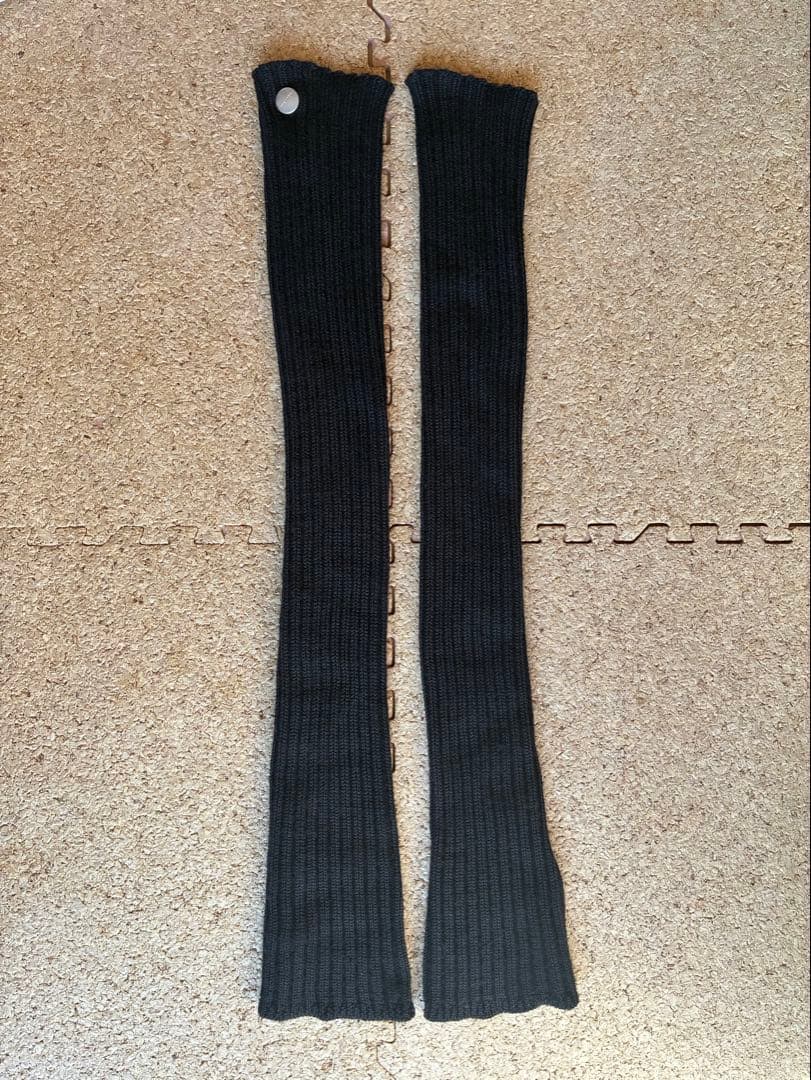 小物 Rick Owens armwarmer black sizeF wool100