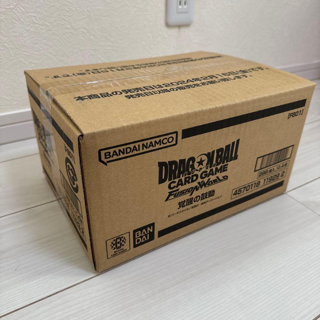 【最終処分】ワンオーナー品【新品未開封】ドラゴンボールカード覚醒の鼓動1カートン