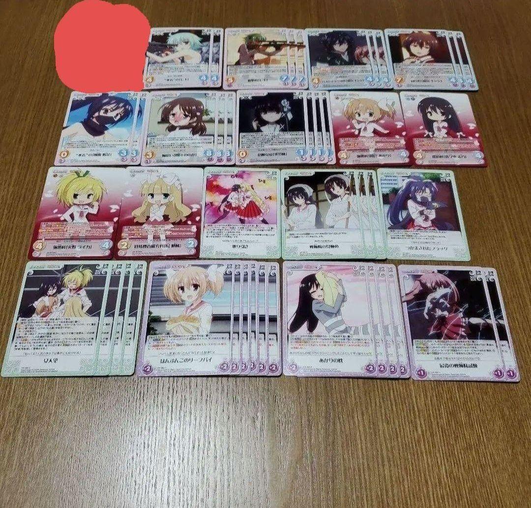 カオスTCG　緋弾のアリア　デッキ3つ　パーツ大量