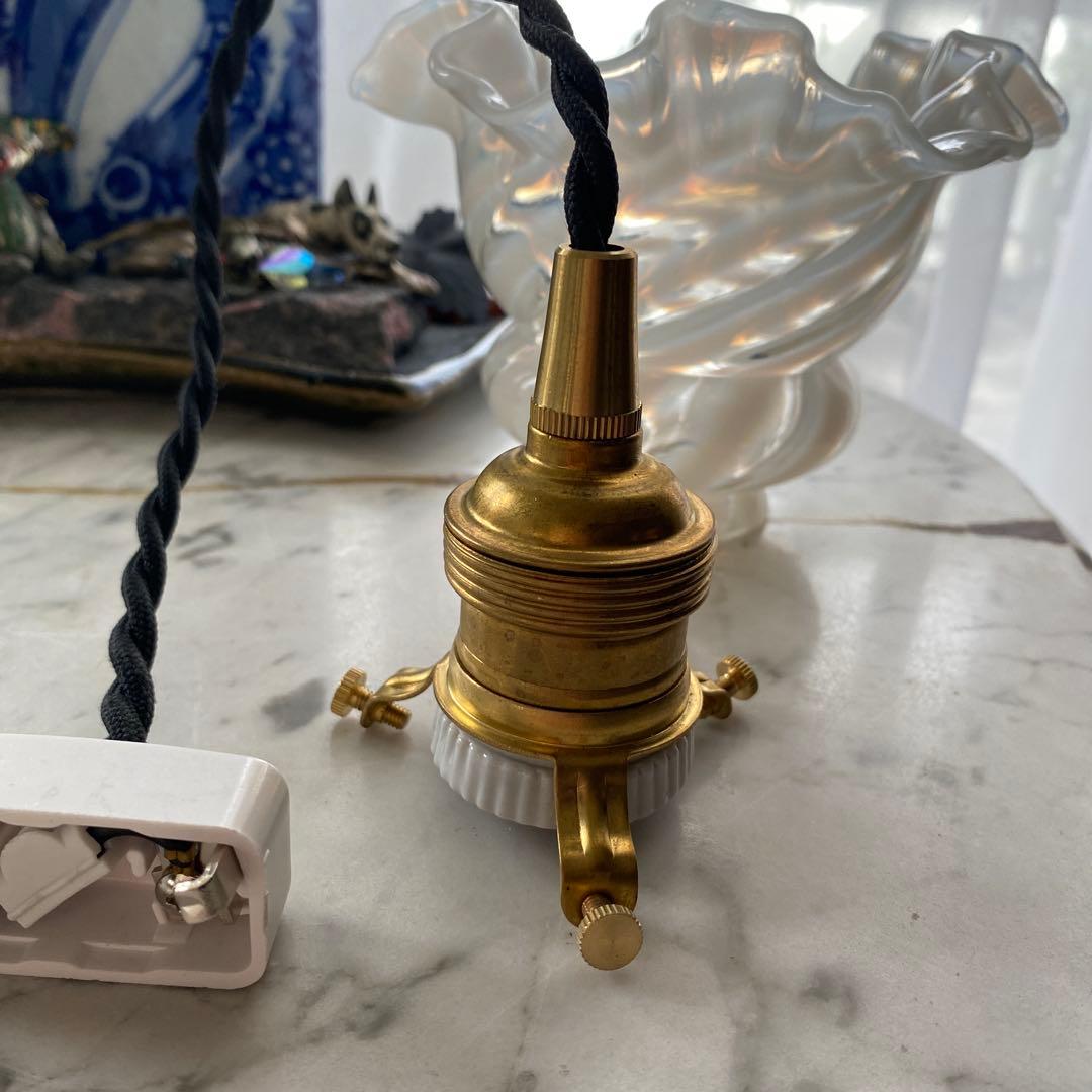 OLD FENTON フェントン　オパールセント　ガラスシェード　ペンダント