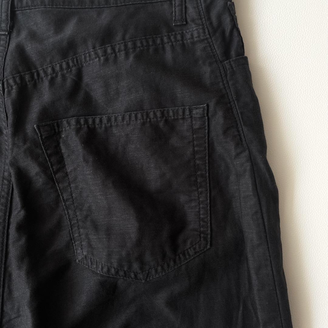 希少　コムデギャルソン ジュンヤワタナベ サルエルパンツ S コットンリネン 黒