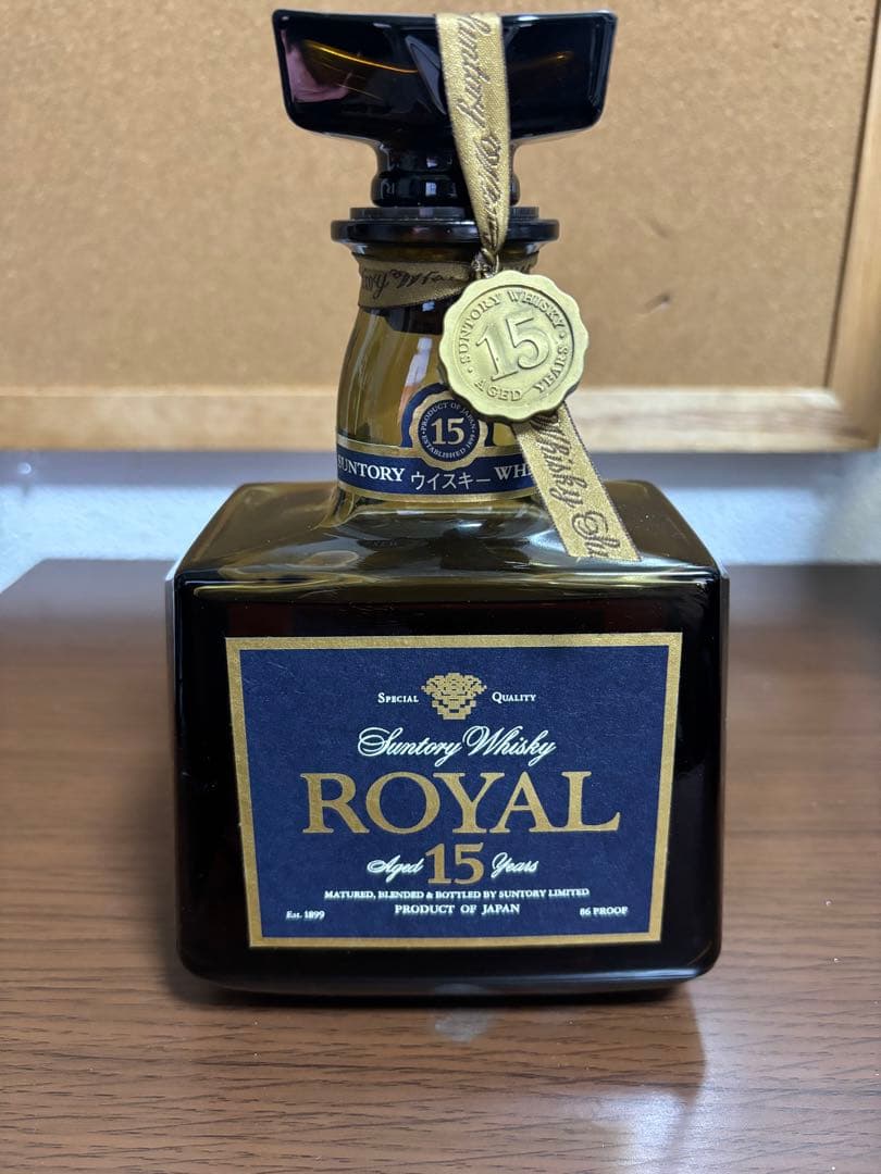 未開封SUNTORY  サントリーローヤルプレミアム15年ブルーラベル
