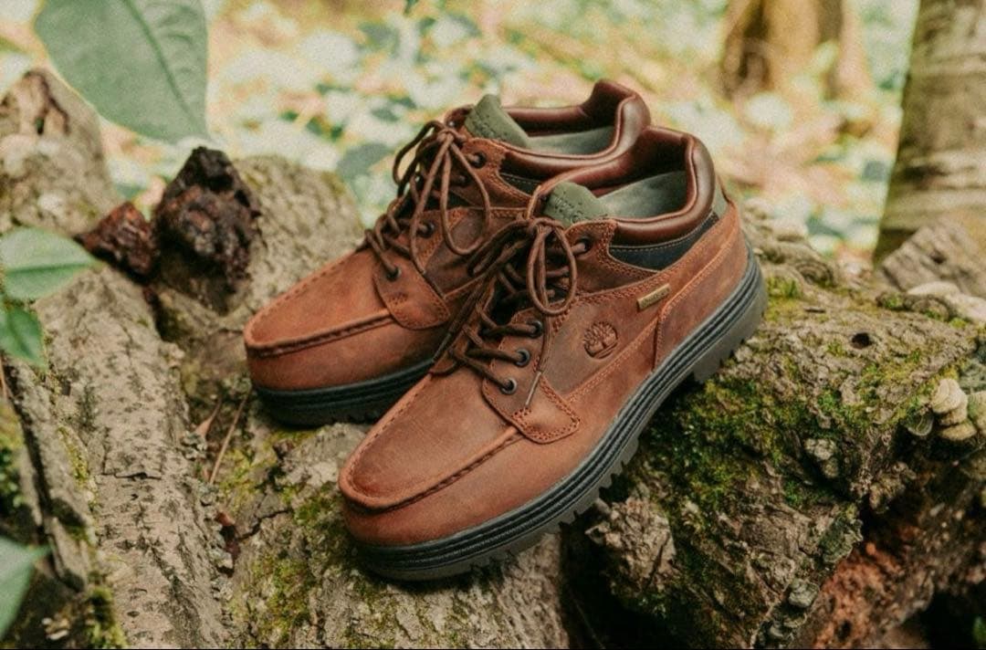 timberland moc toe gtx brown ブラウン