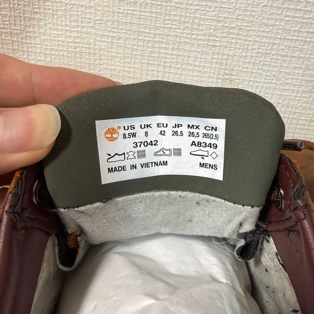 timberland moc toe gtx brown ブラウン