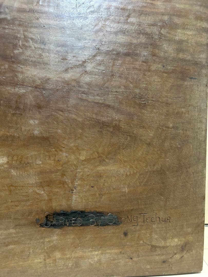 ストーリーボード　パラオ国立美術館購入　木彫り