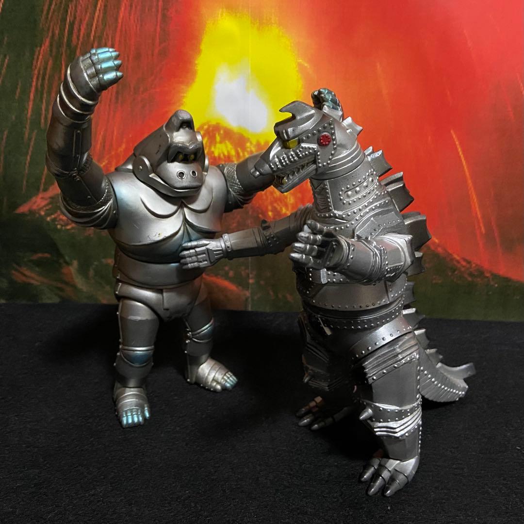 メカニコング VS メカゴジラ　ソフビ　バンダイ　JAPAN 昭和特撮