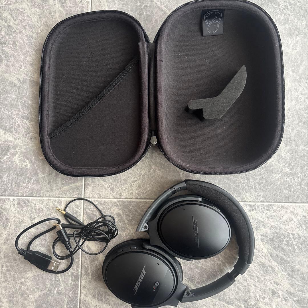 【ほぼ未使用】Bose ワイヤレスヘッドホン キャリングケース付き