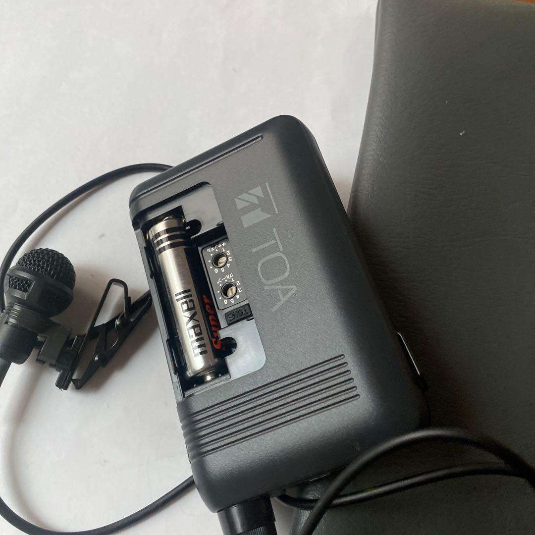 ワイヤレスマイク タイピン型 800MHz帯 TOA WM-1320 美品