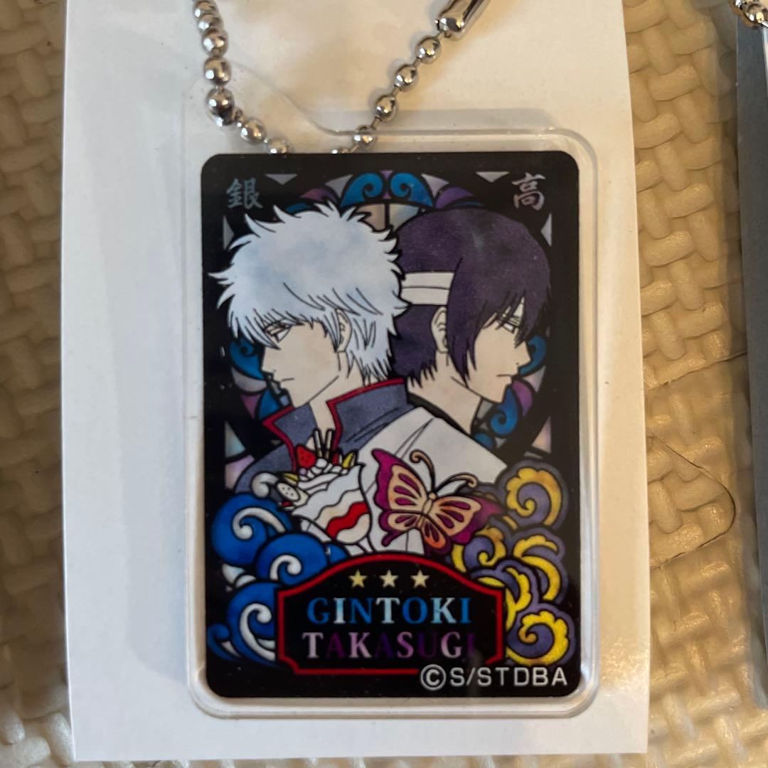 ミニアクリルキーホルダー　銀魂　ステンドグラス風シリーズ　10点まとめ売り