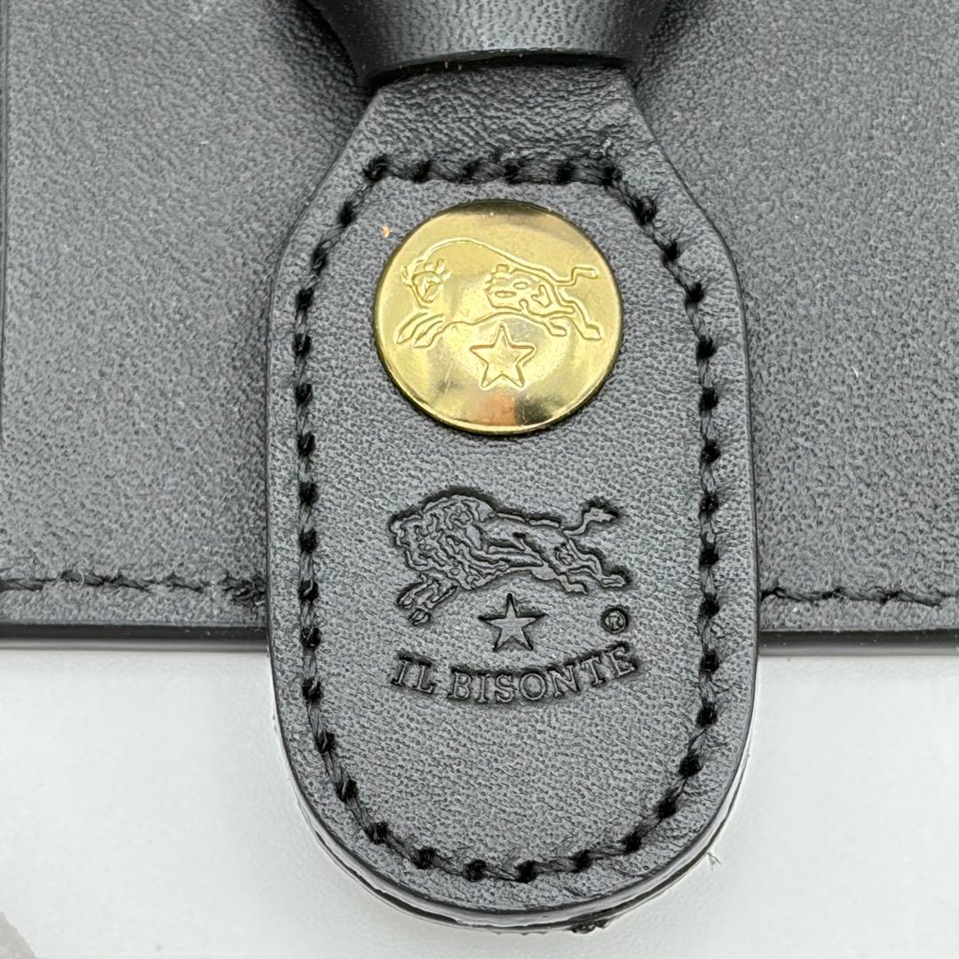 【新品未使用】IL BISONTE イルビゾンテ キーケース レザー ブラック