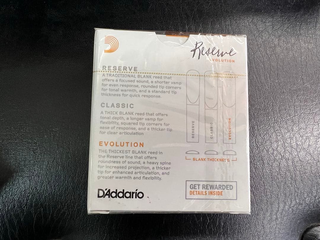 【未開封】D'Addarioクラリネットリード 4箱