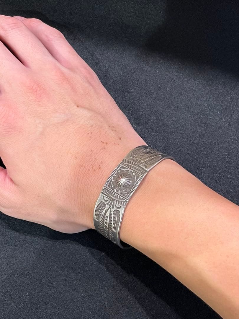 [激レア] ESS エディソン・サンディ・スミス バングル　ナバホ NAVAJO